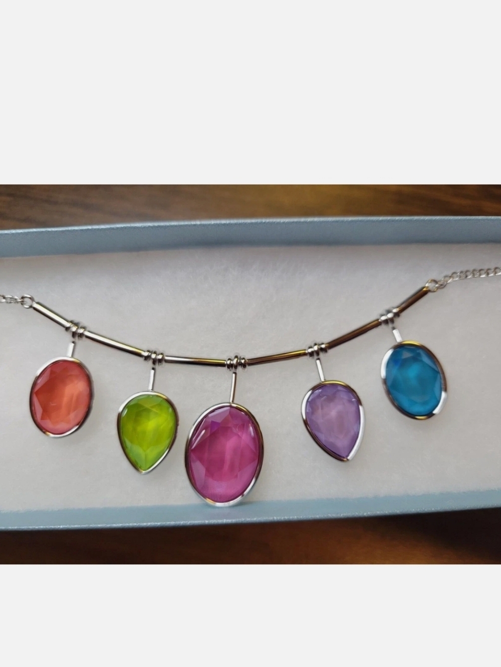Touchstone Crystal Swarovski Good Times Necklace - Picture 8 of 9
